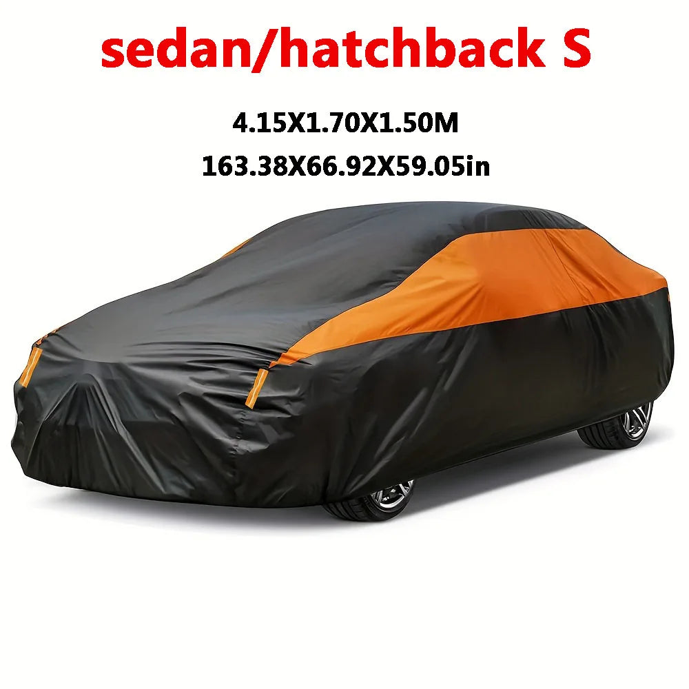 Bilovertræk | Vandtæt & UV-Beskyttelse | Til SUV & Sedan | 190T Polyester med PU-Coating