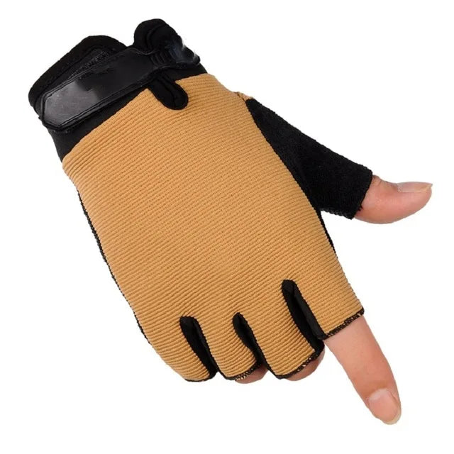Fiskerhandsker til Sommer | Åndbare & Letvægts | Unisex Cykel-, Fitness- & Outdoorhandsker