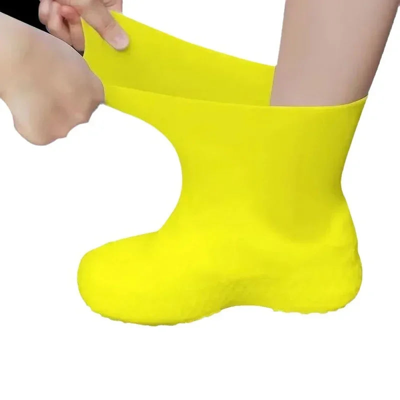 Vandtætte Silikone Oversko | Antislip Regn Covers | Beskytter Sko mod Regn & Snavs | Unisex