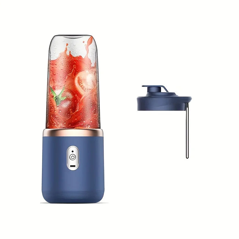 Bærbar USB Juicer | 6 Klinger | Mini Smoothie Blender & Juice Cup | Automatisk & Genopladelig