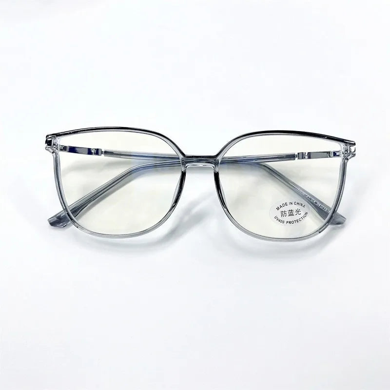 Mode læsebrille +100 til +400 med anti-blåt lys filter – Ovalt design til damer & unisex