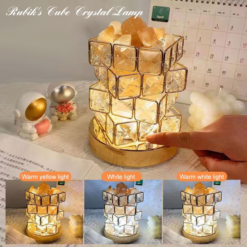 LumoSphere - Crystal mood light - LED-humørkube, farveskiftende lampe