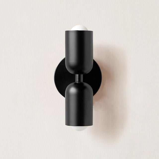 Variant image for Creme LED Væglampe med Dobbelt Hoved – Energibesparende Væglampe til Stue og Soveværelse-2