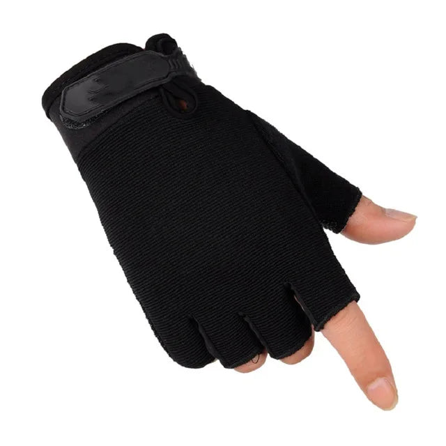Fiskerhandsker til Sommer | Åndbare & Letvægts | Unisex Cykel-, Fitness- & Outdoorhandsker