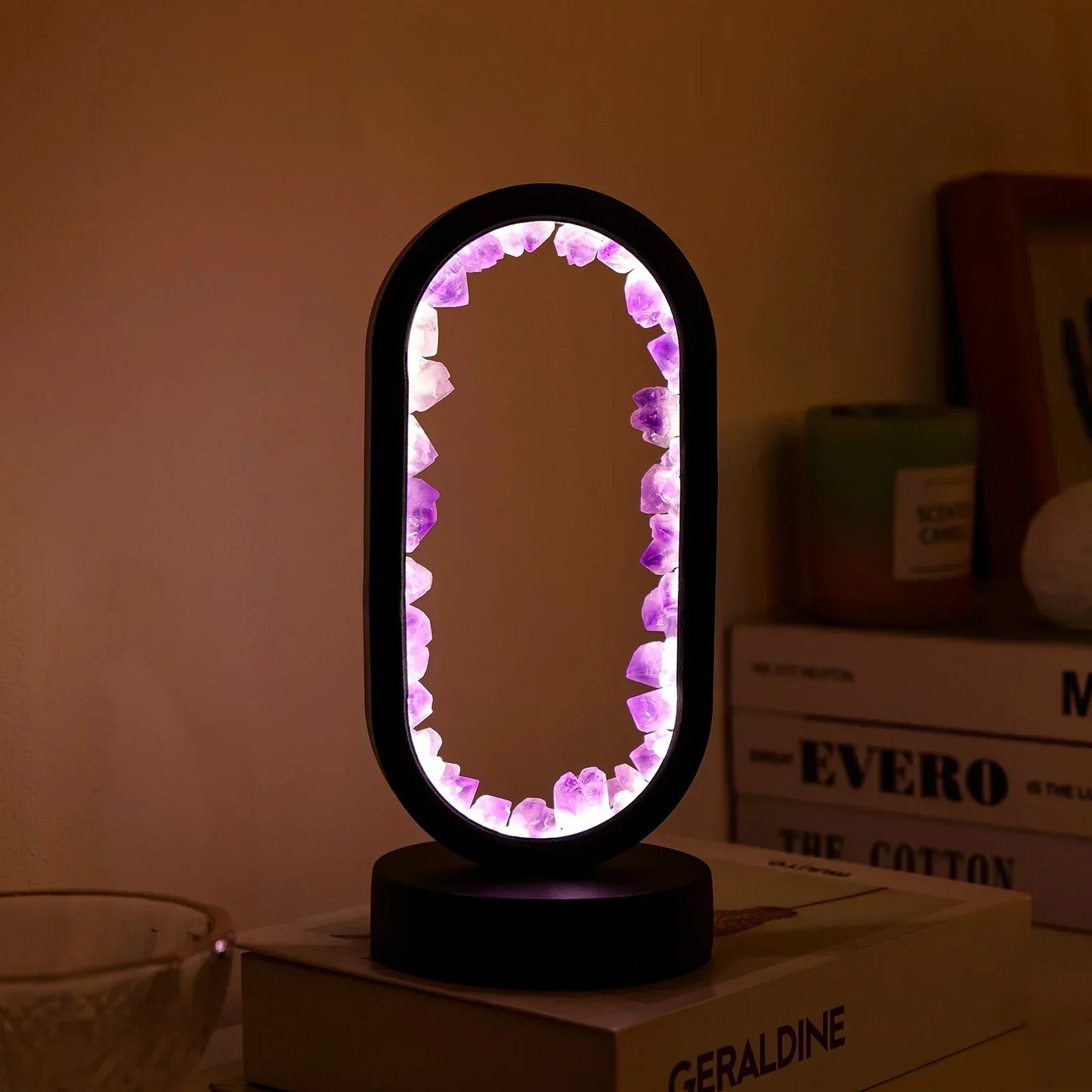 AmethystAura - Naturlig ametystlampe til fred og ro i hjemmet