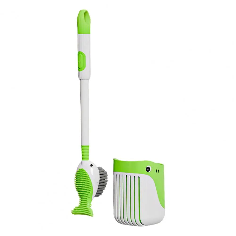 QuackClean | 360° andeformet toiletbørste med holder