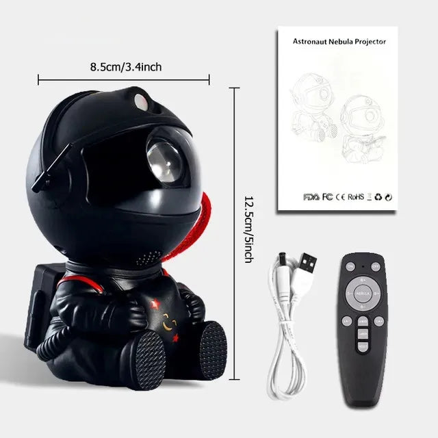 Astronaut Galaxy Projektor – LED Stjernehimmel Projektor med Fjernbetjening