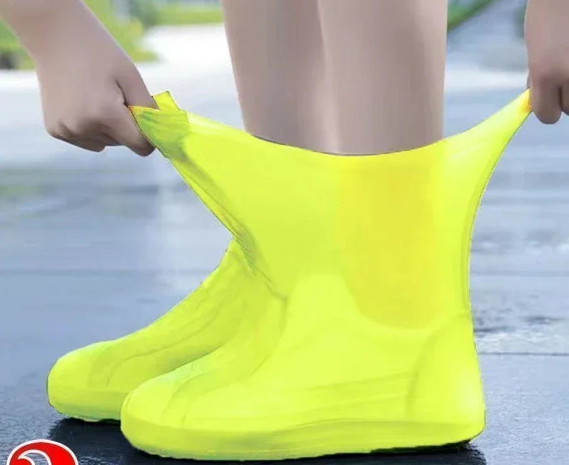 Vandtætte Silikone Oversko | Antislip Regn Covers | Beskytter Sko mod Regn & Snavs | Unisex