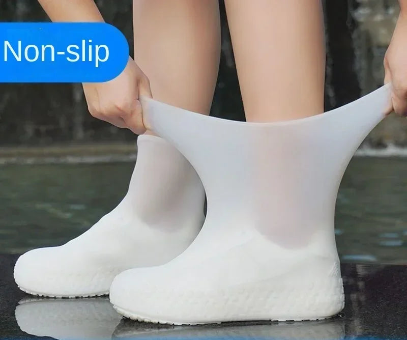 Vandtætte Silikone Oversko | Antislip Regn Covers | Beskytter Sko mod Regn & Snavs | Unisex
