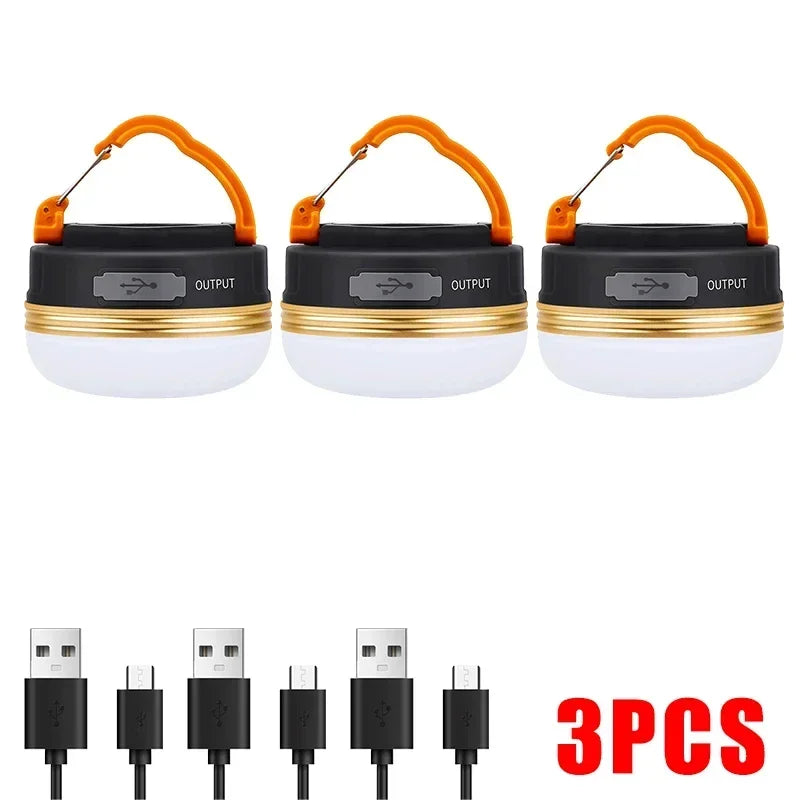 Camping Lanterne 10W | USB Opladbar | 1800mAh Batteri | COB + LED | Hængende & Magnetisk