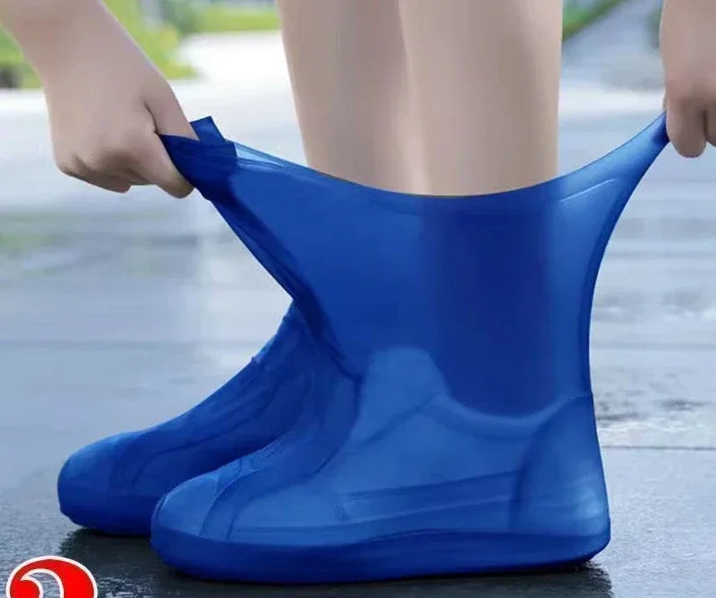 Vandtætte Silikone Oversko | Antislip Regn Covers | Beskytter Sko mod Regn & Snavs | Unisex