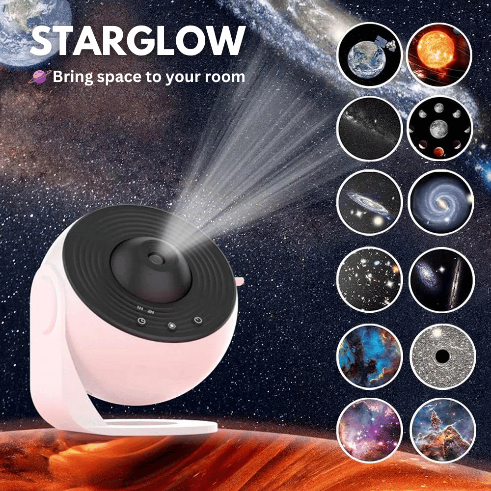 GalaxyGlow - 360° planetarieprojektor | Forbedret afslapning og afstresning