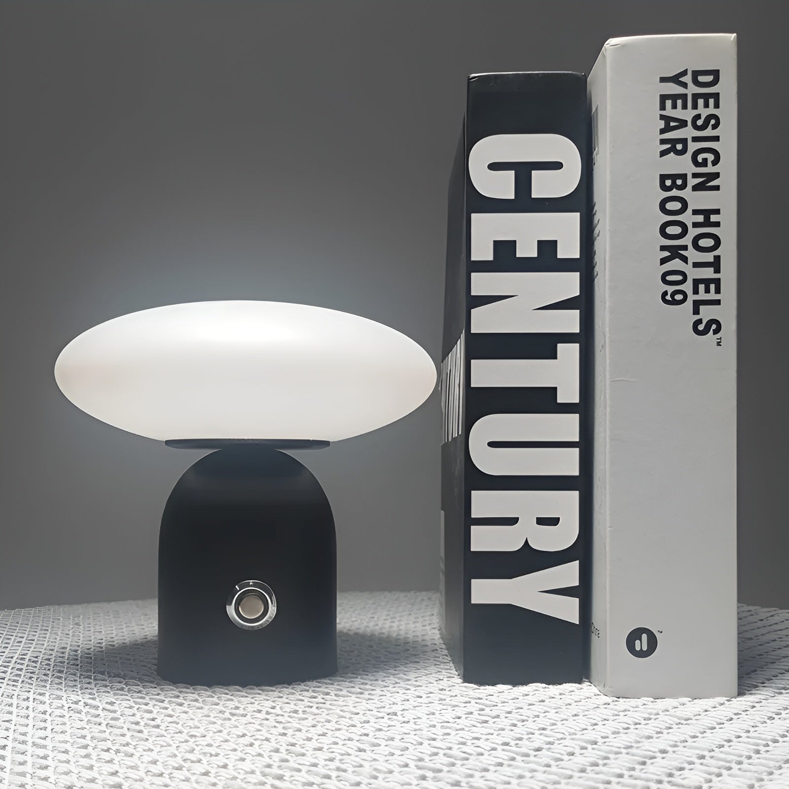 Trådløs Mushroom Bordlampe med Smart Touch – Elegant Skandinavisk Design til Indretning-3
