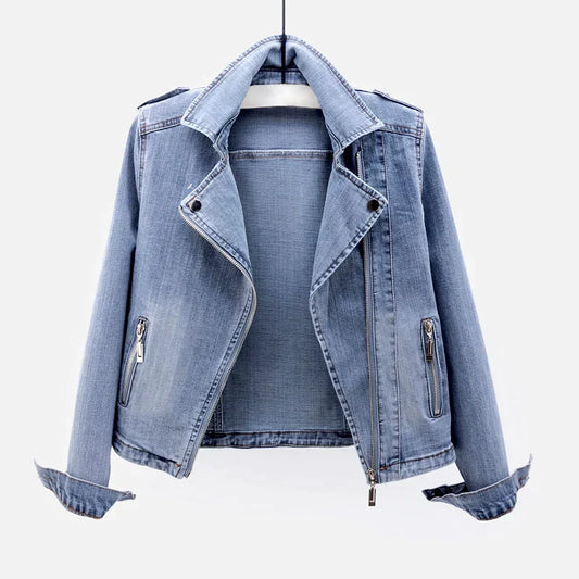 ChicDenim - Klassisk fusionsdenimjakke | Alsidig elegance til enhver lejlighed