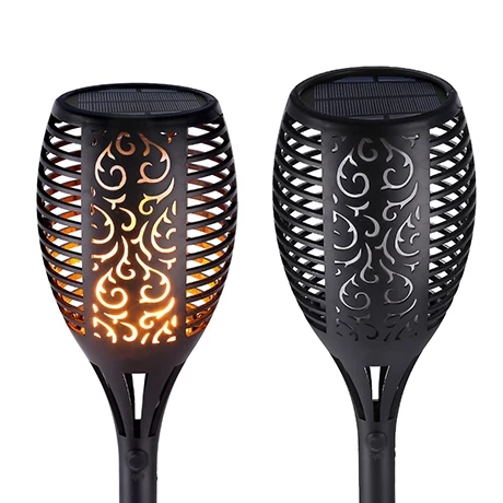 SolarFlame - Solcelle-lommelygter med blinkende LED-flamme