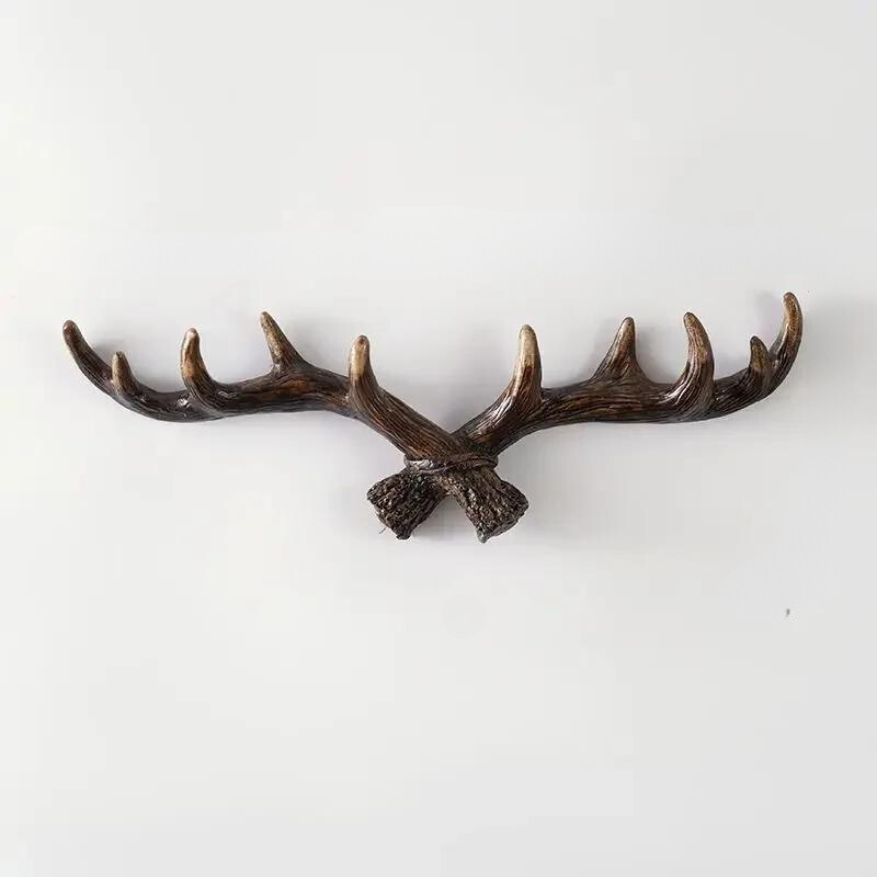 RustikaHanger - Vintage knagerække i gevir - Retro knage til husets entré og gang