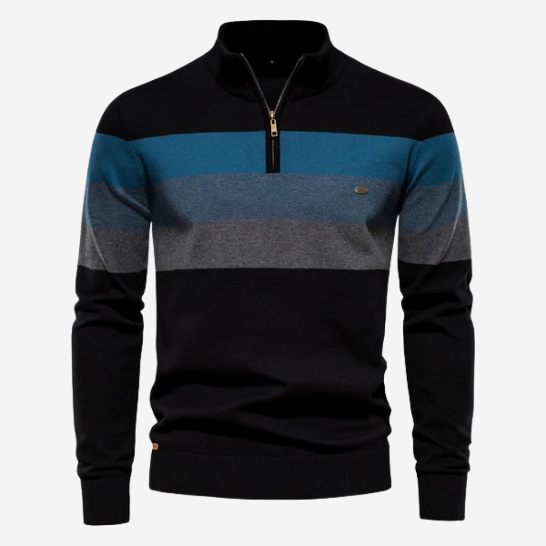 TrendFit - Retrotrøje med colour block-design | En stilopgradering til hver dag