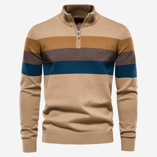 TrendFit - Retrotrøje med colour block-design | En stilopgradering til hver dag