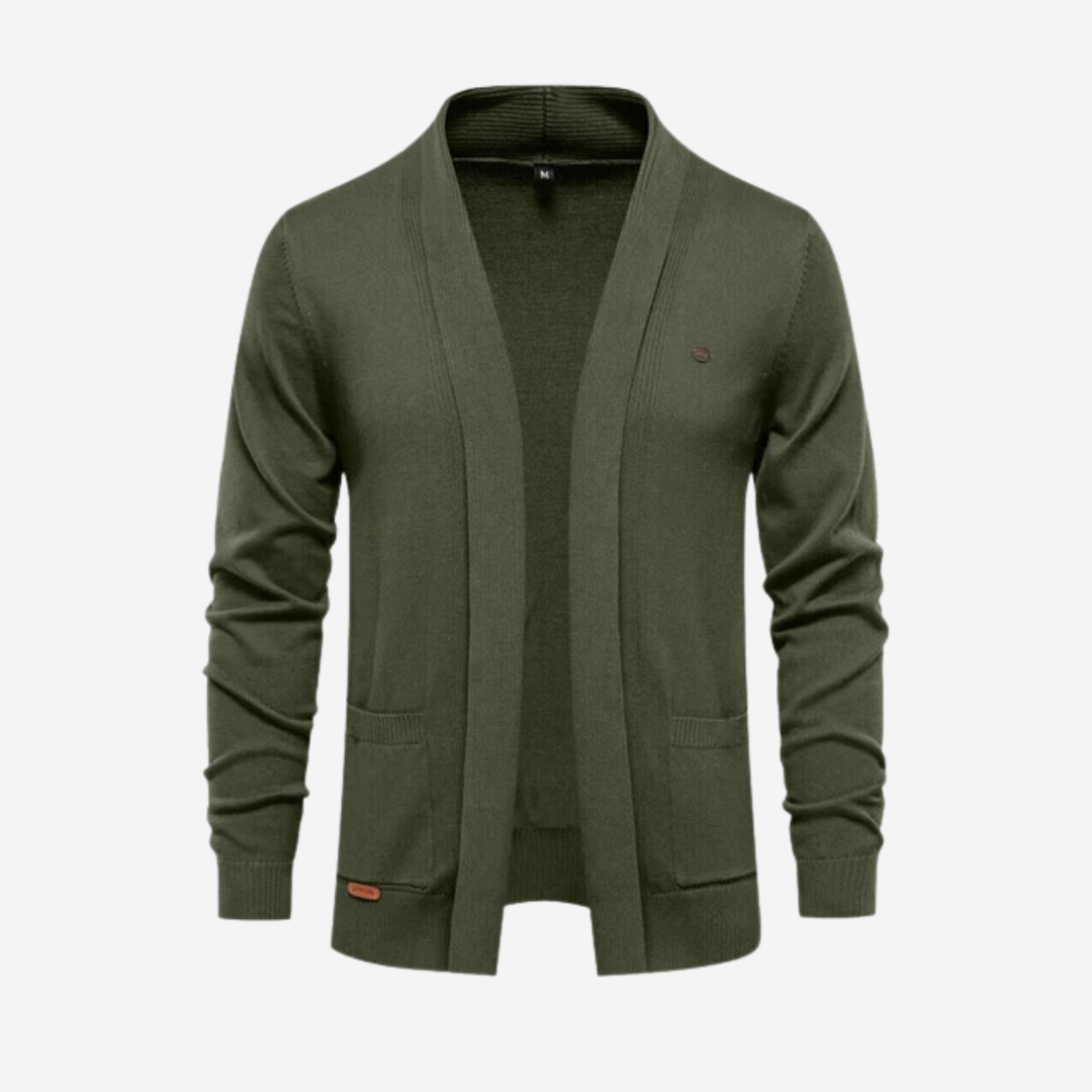 StrickEase - Casual cardigan med krave til mænd | Perfekt cardigan til enhver lejlighed
