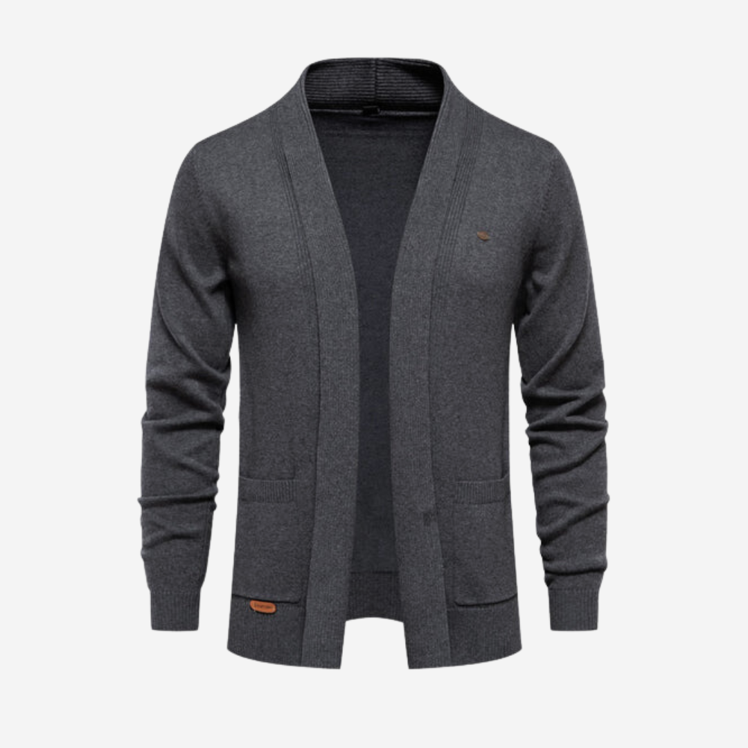 StrickEase - Casual cardigan med krave til mænd | Perfekt cardigan til enhver lejlighed