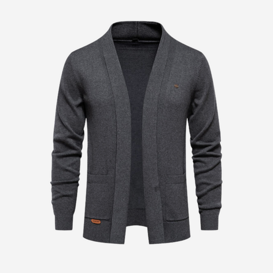 StrickEase - Casual cardigan med krave til mænd | Perfekt cardigan til enhver lejlighed
