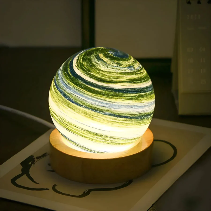 CosmoLight - 3D Mini Planet Lamp - Unik stemningsbelysning