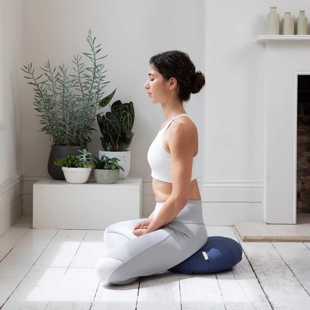 ZenBalance - Meditationspude lavet af økologisk bomuld med boghvedeskaller