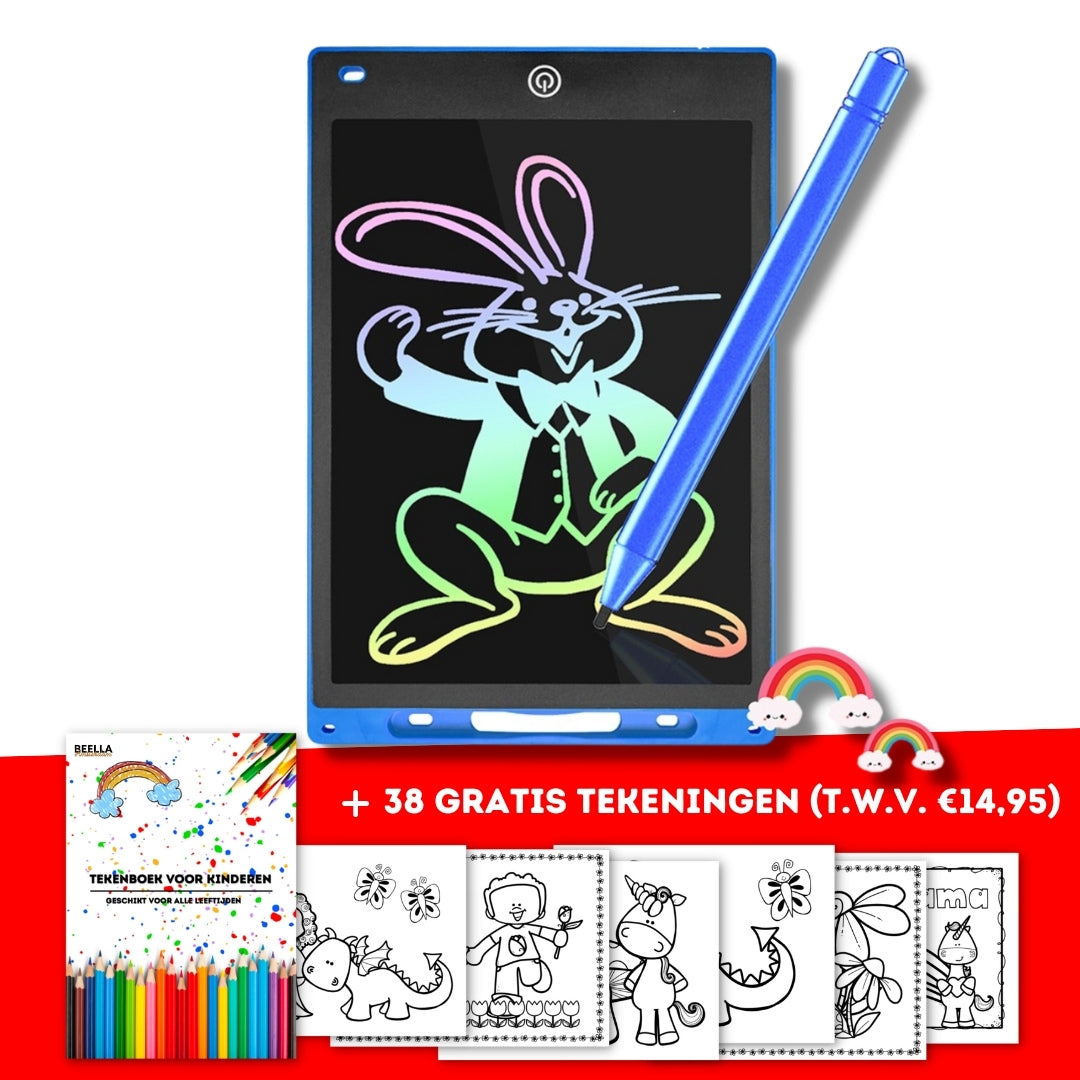 ColorWrite - LCD-tegnetavle til børn | Genanvendelig og strålingsfri