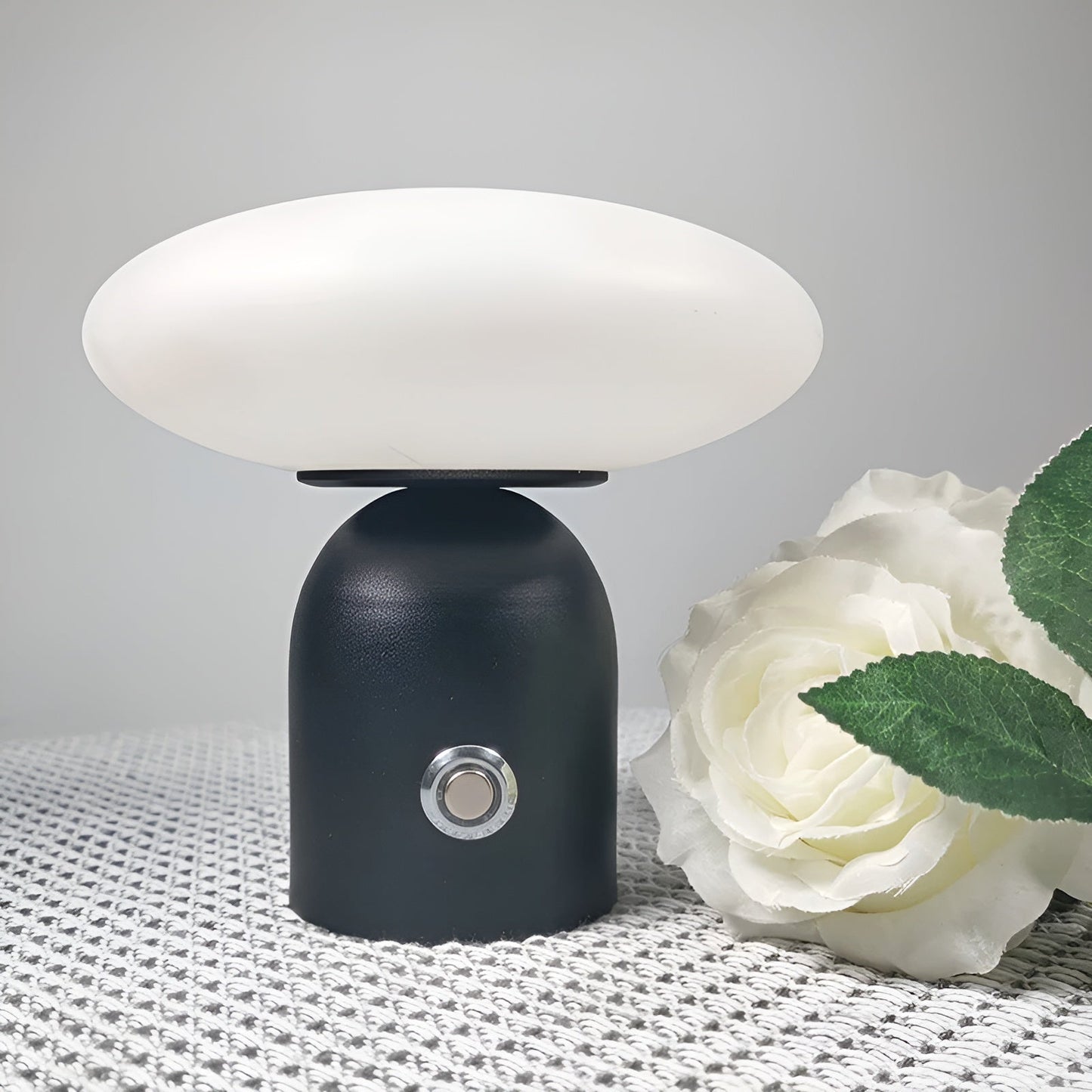 Trådløs Mushroom Bordlampe med Smart Touch – Elegant Skandinavisk Design til Indretning-4