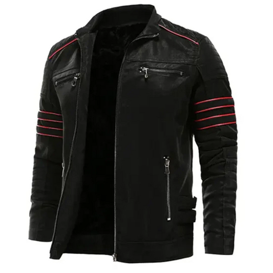 RebelGear - Bikerjakke til mænd | Klassisk bikerjakke til cool stil og komfort
