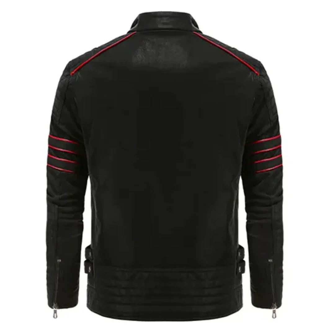 RebelGear - Bikerjakke til mænd | Klassisk bikerjakke til cool stil og komfort
