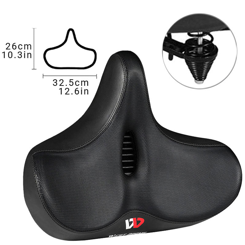 RideComfort - Komfortabel Big Bottom-cykelsadel - Maksimal komfort