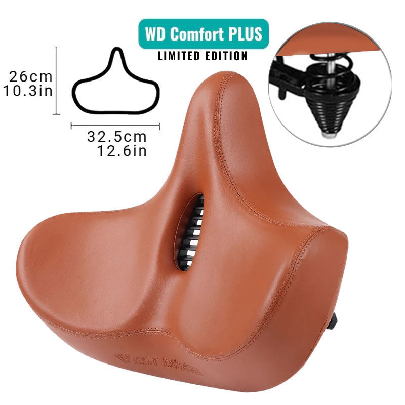 RideComfort - Komfortabel Big Bottom-cykelsadel - Maksimal komfort
