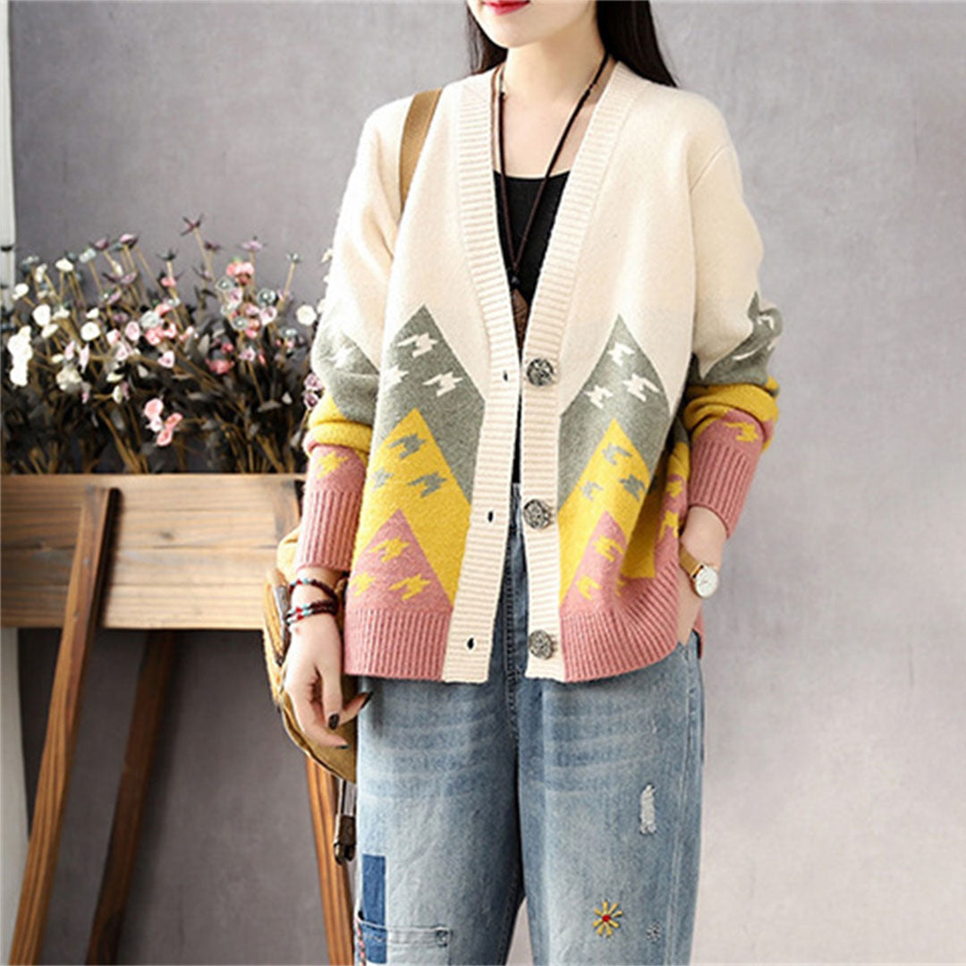 Elina - Klassisk komfortabel cardigan