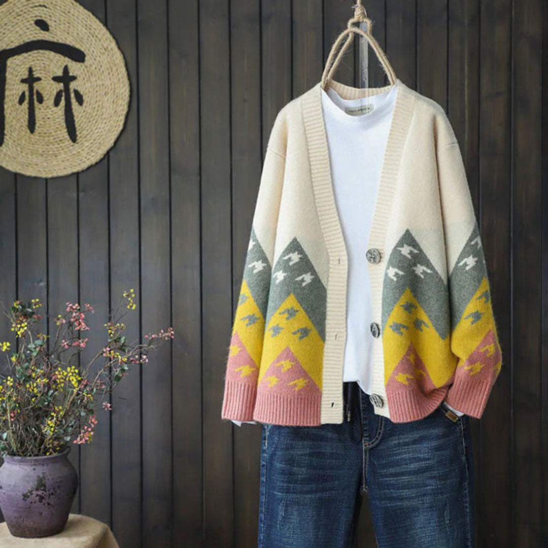 Elina - Klassisk komfortabel cardigan
