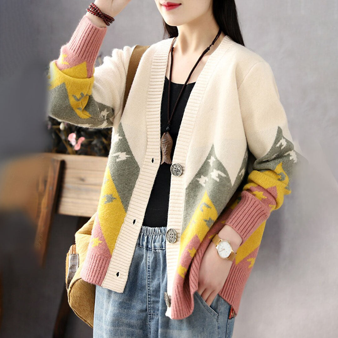 Elina - Klassisk komfortabel cardigan