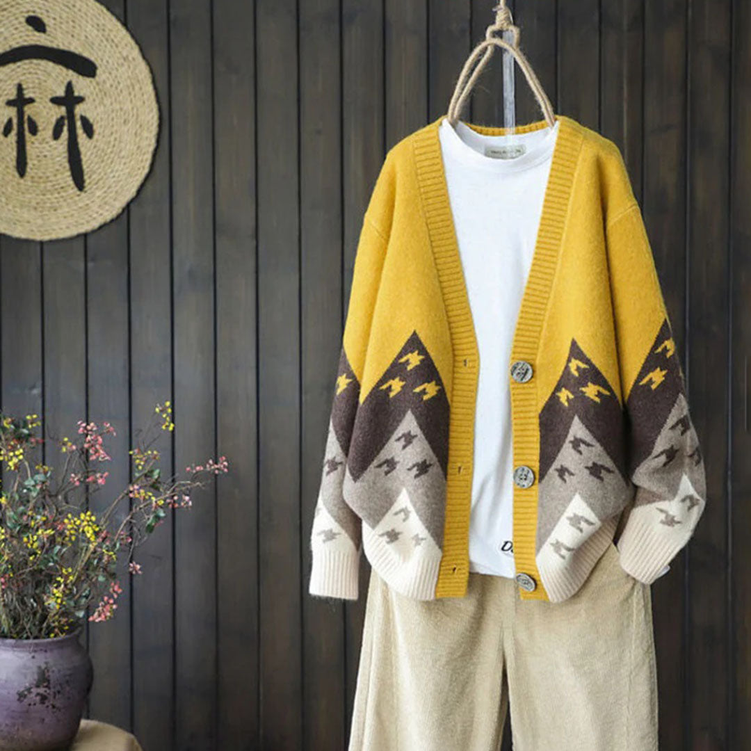 Elina - Klassisk komfortabel cardigan