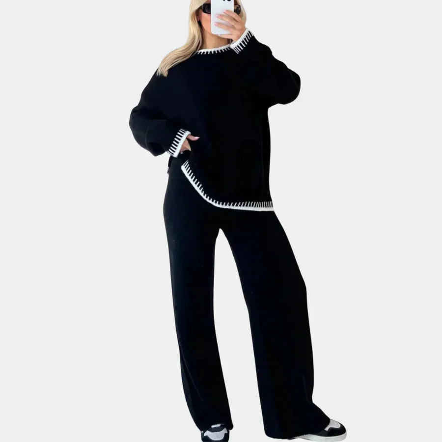 EleganzStrick - To-delt striksæt | Stil og varme uden anstrengelse
