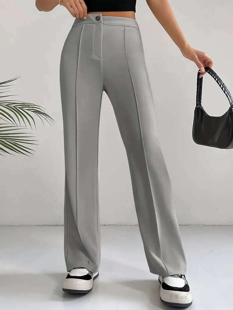 EleganzFit - Højtaljede slim fit-bukser | Stilfulde og figurflatterende