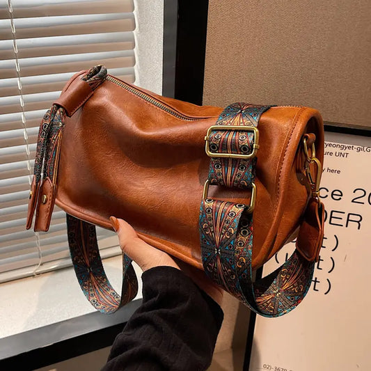 Felina - Crossbody-taske med grafisk mønster