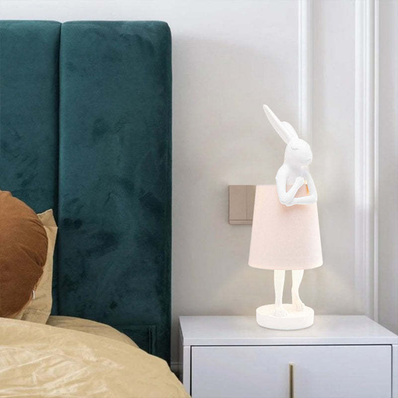 Elegant LED Tafellampe i Guld og Hvid – Resin og Metal Design til Stue og Soveværelse, Dæmpbar og Energibesparende-5