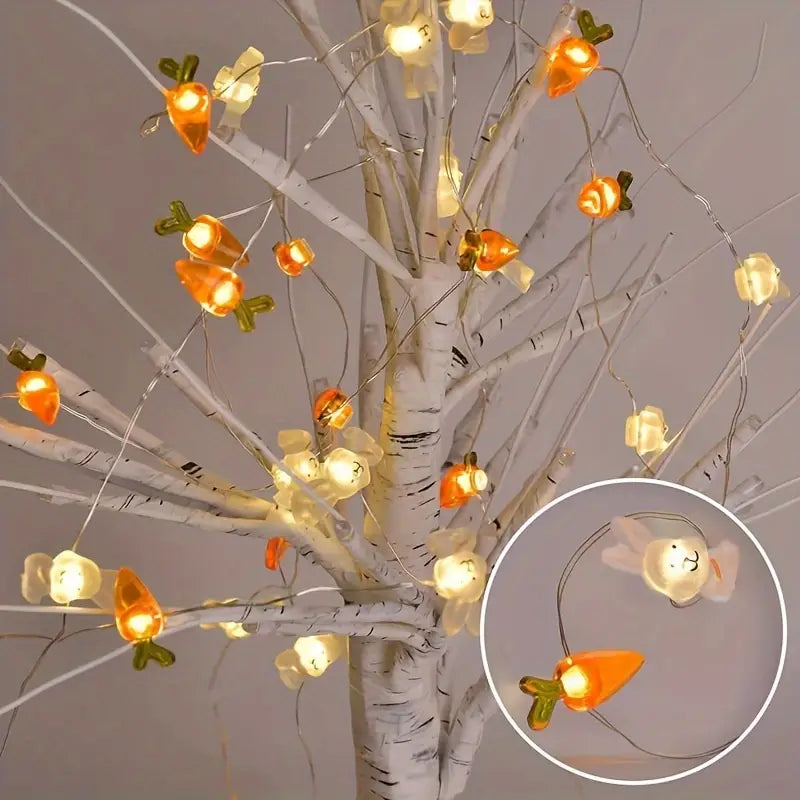 LumiFest - LED-lamper med kaninrod i kobbertråd