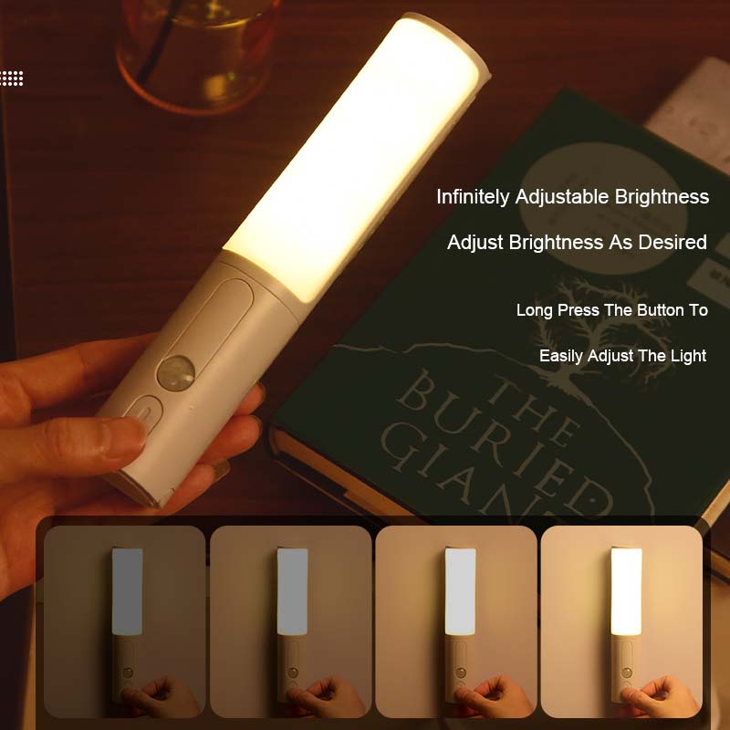 Smart LED Natlampe med Bevægelsessensor – Opladelig Dæmpbar Natlampe til Børn og Børneværelse-5