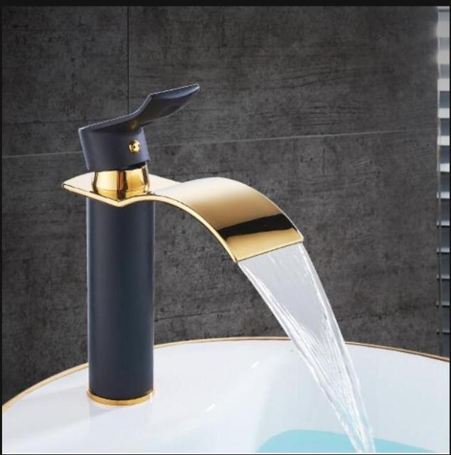 WaterfallElegance - Springvandshane Vandfaldsarmatur Springvandshane i messing Blandingsbatteri
