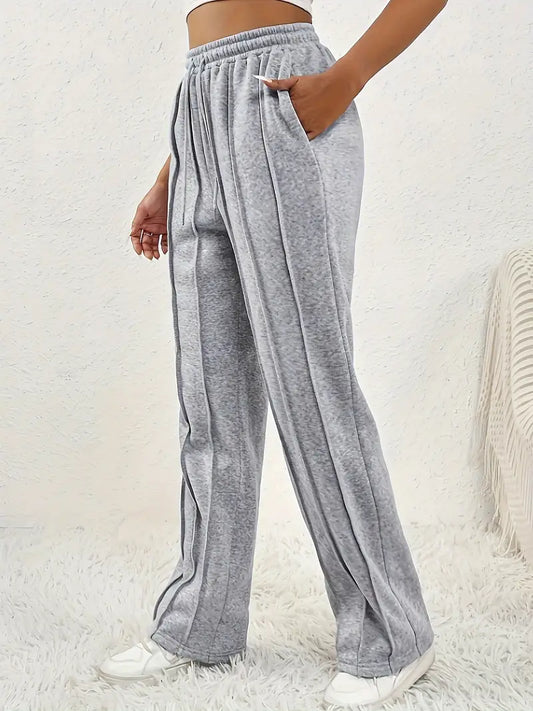 StyleEase - Trendy sweatpants med pintuck på benene | Stilfuld komfort til afslappede dage