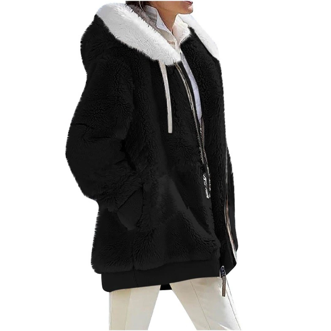 CozyChic - Cardigan i kashmirfleece | Slank og moderigtig