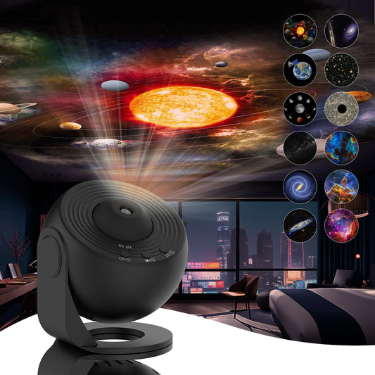GalaxyGlow - 360° planetarieprojektor | Forbedret afslapning og afstresning