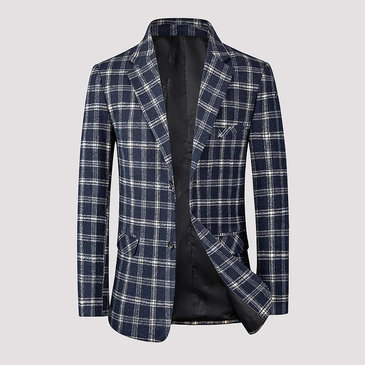 Patrick - Varm ternet blazer til mænd | Elegance og komfort
