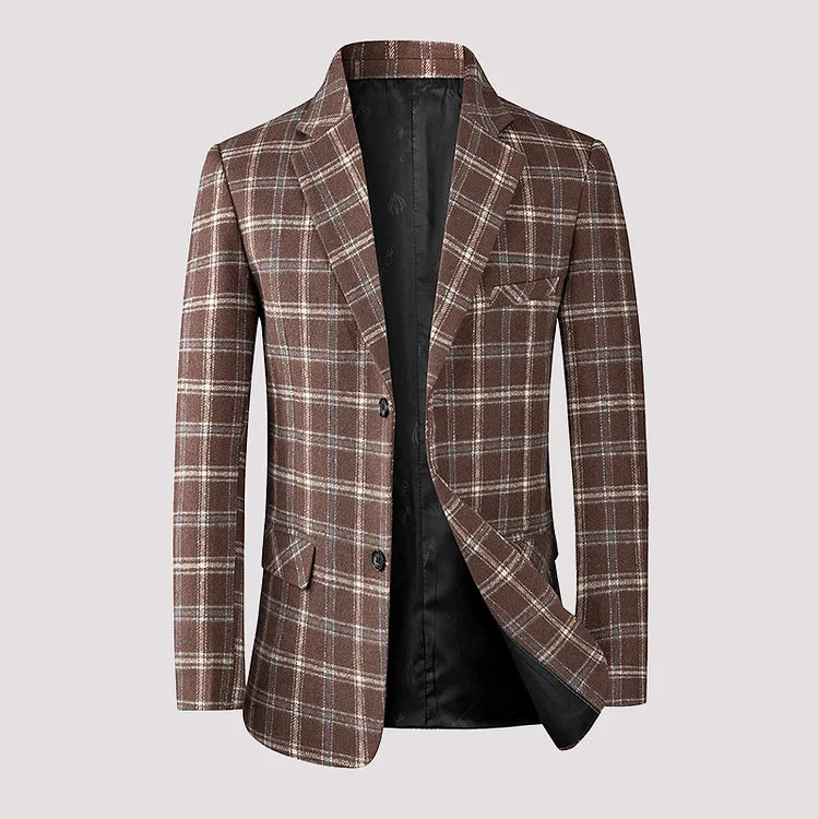 Patrick - Varm ternet blazer til mænd | Elegance og komfort