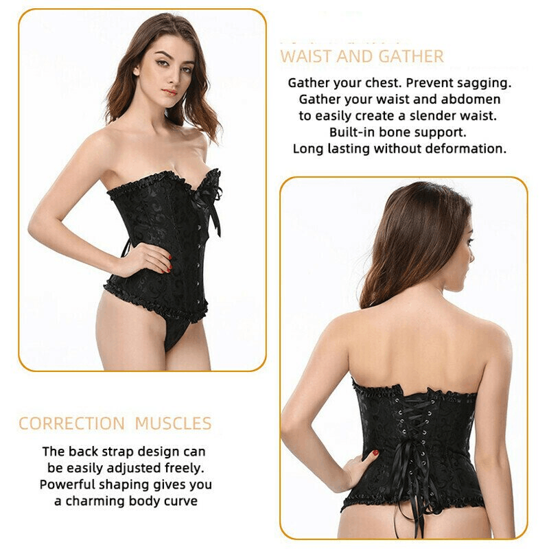 LuxCurve | Push-up-korset - fremtryller en slank talje